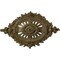 Ekena Millwork Antonio Ceiling Medallion, Hand-Painted Mississippi Mud, 35 7/8"W x 22 1/2"H x 4 3/8"P CM35X22ANMMF - alternate 1